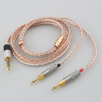 16-жильный кабель с балансным разъемом 4,4 мм для наушников Sennheiser HD700 и аудиокабеля Sony WM1A, NW-WM1Z, PHA-2A с серебряным покрытием