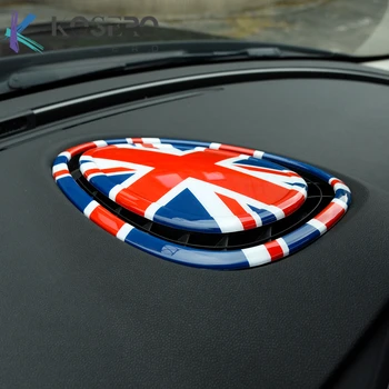 2 Шт. Динамик центральной консоли салона автомобиля, выход воздуха, декоративная наклейка на крышку Для BMW MINI CooperS F54 F55 F56 F57Car Аксессуары