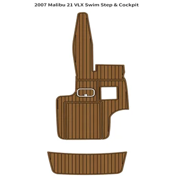 2007 Malibu 21 VLX Платформа для плавания, кокпит, коврик для лодочной палубы из вспененного тика EVA