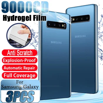 3 Шт. Для Samsung Galaxy A52 A53 A71 S10 S8 S9 Plus Lite 5G Защитная пленка для экрана S10E A52S A70 A50 A51 A41 M51 M31 Задняя Гидрогелевая пленка