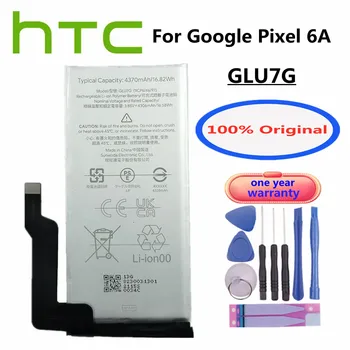 4370 мАч/16.82 Втч GLU7G Pixel 6A 6a Сменный Аккумулятор для телефона GLU7G Для HTC Google Pixel 6A Батареи + Наборы инструментов для ремонта