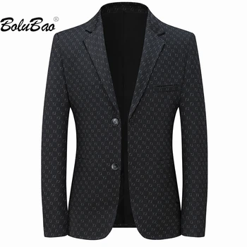 BOLUBAO 2023, модный деловой блейзер для мужчин, четыре сезона, новинка, повседневный высококачественный дизайн, хит продаж, мужской костюм, пальто