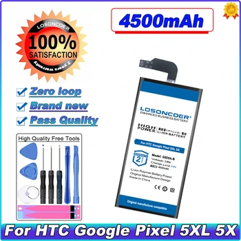 LOSONCOER G025A-B 4500 мАч Аккумулятор для мобильного телефона HTC Google Pixel 5XL 5X Батареи