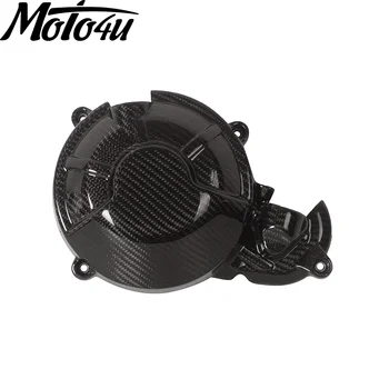 MOTO4U Настоящие Мотоциклы Из Углеродного Волокна, Защитная Крышка двигателя, Крышка Сцепления Для Aprilia RS660 2020 2021 2022 2023