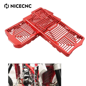 NiceCNC 1 Пара защитных решеток радиатора для мотокросса Beta RR RR-S 200 250 300 350 390 400-500 20-22 Крышка решетки Красный