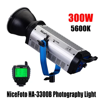 Nicefoto HA-3300B Photography Lighting 330 Вт Наружный COB светодиодный Видеосветильник с дистанционным управлением 2.4G для Видеоинтервью с камерой