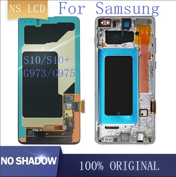 S10P с рамкой Touch Plus для замены дисплея Замена оригинального дисплея Samsung Galaxy S10 LCD