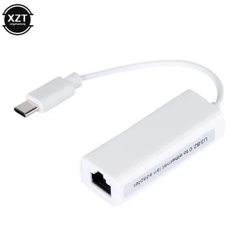 USB Ethernet Адаптер 10/100 Мбит/с Сетевая карта Rj45 Type c USB C Lan Для Macbook Windows Проводной Интернет-Кабель