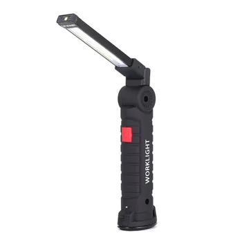 USB Перезаряжаемый светодиодный фонарик Ручка COB светодиодный рабочий свет Инспекционный ремонтный фонарь Фонарик с магнитным зажимом для наружного использования