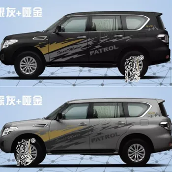 Автомобильные наклейки для Nissan Patrol Y61 Y62 модификация кузова модная спортивная наклейка для бездорожья