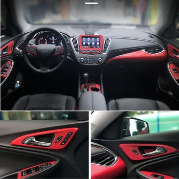 Автомобильный стайлинг Из 5D углеродного волокна, Центральная консоль, изменение цвета, Литьевая Наклейка, наклейки Для Chevrolet Malibu XL 2016-2019