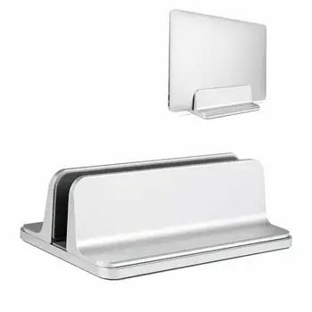 Алюминиевая Вертикальная устойчивая подставка для ноутбука, многофункциональная настольная подставка, совместимая с различными моделями MacBook и iPad