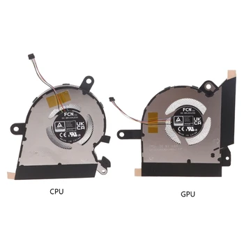 Вентилятор процессора GPU DC5V 0.5A Охлаждающие Вентиляторы для Asus Fantasy 13 GV301R GV301RE Ноутбук CPU Cooler Вентиляторы Радиатора Радиатора Ноутбука Y9RF