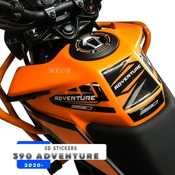 ДЛЯ 390 Adventure 2020 2021 2022 Наклейка 3D Накладка на Бак Наклейки Защита от Масла и Газа Украшение