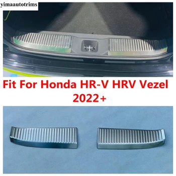 Для Honda HR-V HRV Vezel 2022 Накладка На Порог Заднего Бампера, Защитная Накладка, Накладка На Накладку, Автомобильные Аксессуары Из Нержавеющей Стали