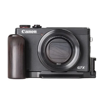 Для камеры G7X3 Arca-Swiss RRS vlog accessories Pro, Вертикальный L-образный деревянный кронштейн, штатив, Быстроразъемная пластина, Базовая рукоятка