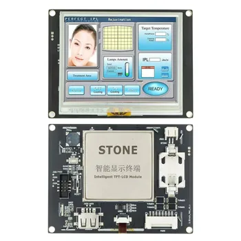 Интеллектуальные TFT-проекторы Stone с разрешением 3.5 HMI, процессором Cortex A8 частотой 1 Гц и 262 Тыс. реалистичных цветов с яркостью 300 нит, светодиодная подсветка