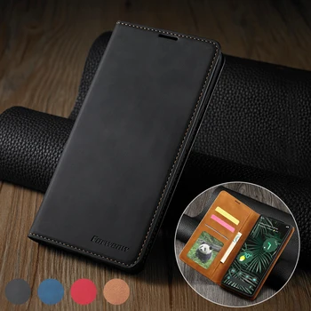 Кожаный магнитный чехол-бумажник для Google Pixel 6, модная деловая откидная крышка, защитный чехол от падения Google Pixel 6 Pro