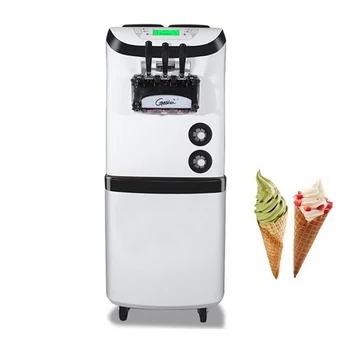 Коммерческая машина для приготовления мягкого мороженого, Машина для приготовления сладкого мороженого в виде рожка, Электрическая Машина для приготовления мороженого в один клик, 42л / ч