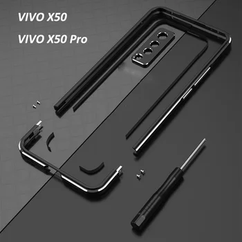 Лидер продаж! Алюминиевая металлическая рамка бампера для VIVO X50 X 50 Pro 4G тонкий чехол для телефона Защита камеры металлическая рамка крышка