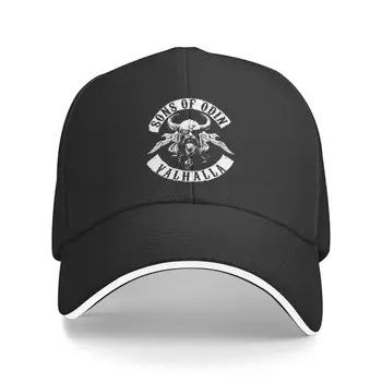 Новая бейсбольная кепка Sons Of Odin Valhalla на заказ для мужчин и женщин, Регулируемая шляпа для папы-викинга, скандинавского воина, Уличная одежда