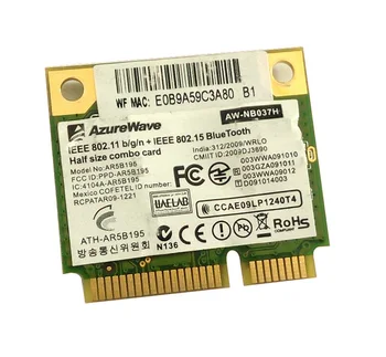 Новая Беспроводная карта Для AzureWave AW-NB037H AR9285 AR5B195 AR9002 Half Mini PCI-E WLAN WIFI для Bluetooth 3.0