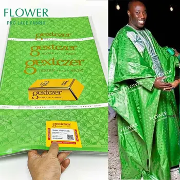 Новейшая блестящая ткань Basin Riche для мужчин или женщин Мали, Швейная Свадебная одежда Высшего качества, кружева Broder Riche для вечеринки, кружева