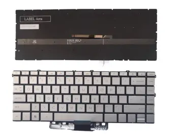 Новый ноутбук для HP ENVY x360 15-ew0000 15-ew0778ng 15-ew0753ng 15-ew0455ng с американской клавиатурой с подсветкой Серебристого цвета