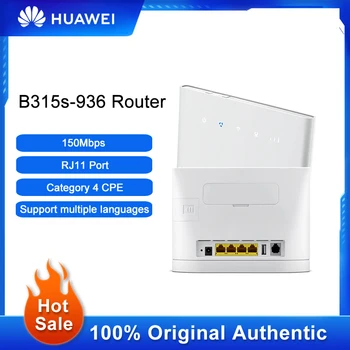 Оригинальный Huawei B315s-936 4G CPE Маршрутизатор 150 Мбит/с Беспроводная Мобильная точка Доступа Высокоскоростной WiFi Ретранслятор Слот Для Sim-карты Для Домашнего Офиса