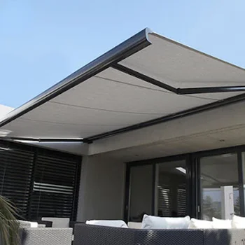 Открытый Полнокассетный Выдвижной солнцезащитный тент для патио на крыше tentCD