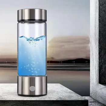 Прочный стеклянный генератор водорода, бутылка для воды, распылитель воды 10 Вт 700-800ппб