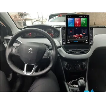 Сенсорный экран головного устройства для Peugeot 2008 208 серии 2012-2018 Tesla Player Android 10 64G Navigtion Автомобильный мультимедийный аудио Радио