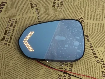 Синее зеркало заднего вида Osmrk для Viaggio с электрическим подогревом, светодиодный динамический боковой сигнал поворота, антибликовый, увеличивающий зрение