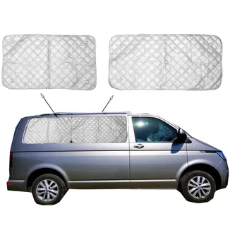 Тепловые жалюзи Комплект солнцезащитных козырьков для пассажирского окна Комплект козырьков Подходит для VW T5/6 4ШТ для окна задней двери