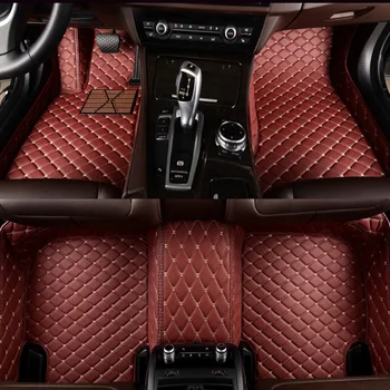 Флэш-коврик кожаные автомобильные коврики для Cadillac SLS ATSL CTS XTS SRX CT6 ATS Escalade автоаксессуары для укладки автомобилей на Заказ авто коврик