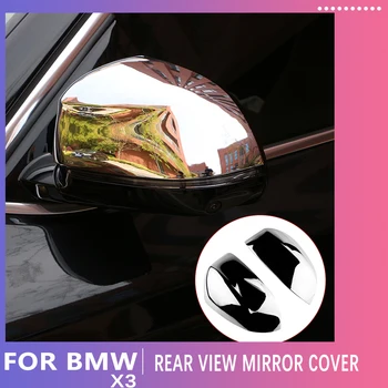 Цветное Боковое Зеркало Из Углеродного Волокна, Накладка на Дверь, Крышка заднего вида, Автоаксессуары для BMW X3 G01 X4 G02 X5 G05 X7 G07 2018 2019