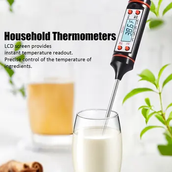 Цифровой Термометр для мяса, Приготовления Пищи, Кухонный зонд для барбекю, цифровой датчик температуры, Измерительное оборудование для измерения продуктов питания, быстрая доставка