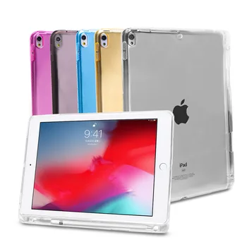 Чехол Для iPad Air 5 4 3 2 10,2 Прозрачный Силиконовый Чехол Для iPad 9,7 Pro 10,5 11 Mini 6 10th Gen 2022 Чехол С Держателем Для Карандашей